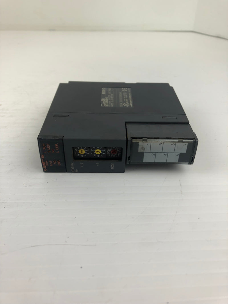 Mitsubishi QJ61BT11N CC-Link Master Unit with Terminal Block