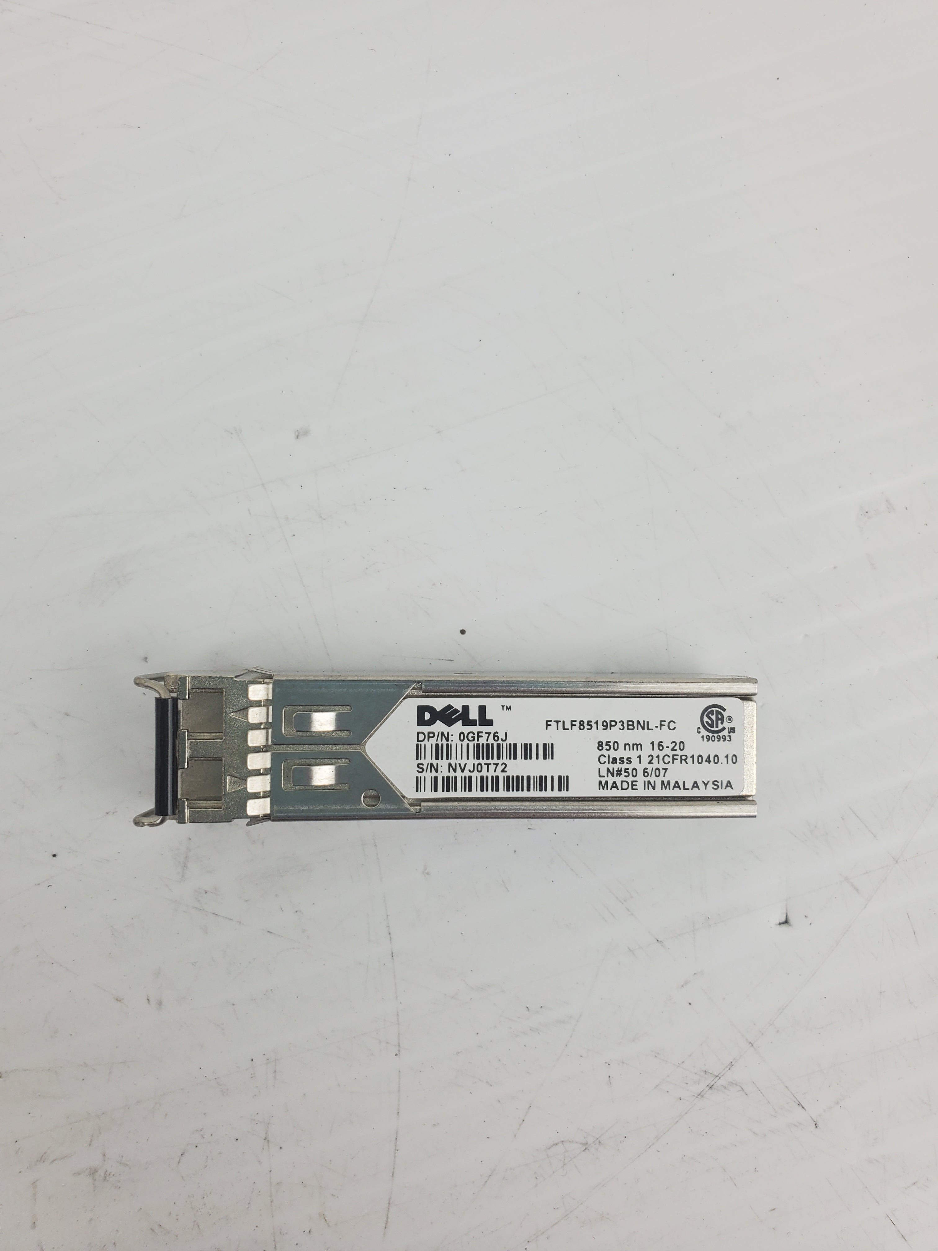Dell PowerConnect Transceiver 0GF76J & PVJ0G8L (Lot of 4)
