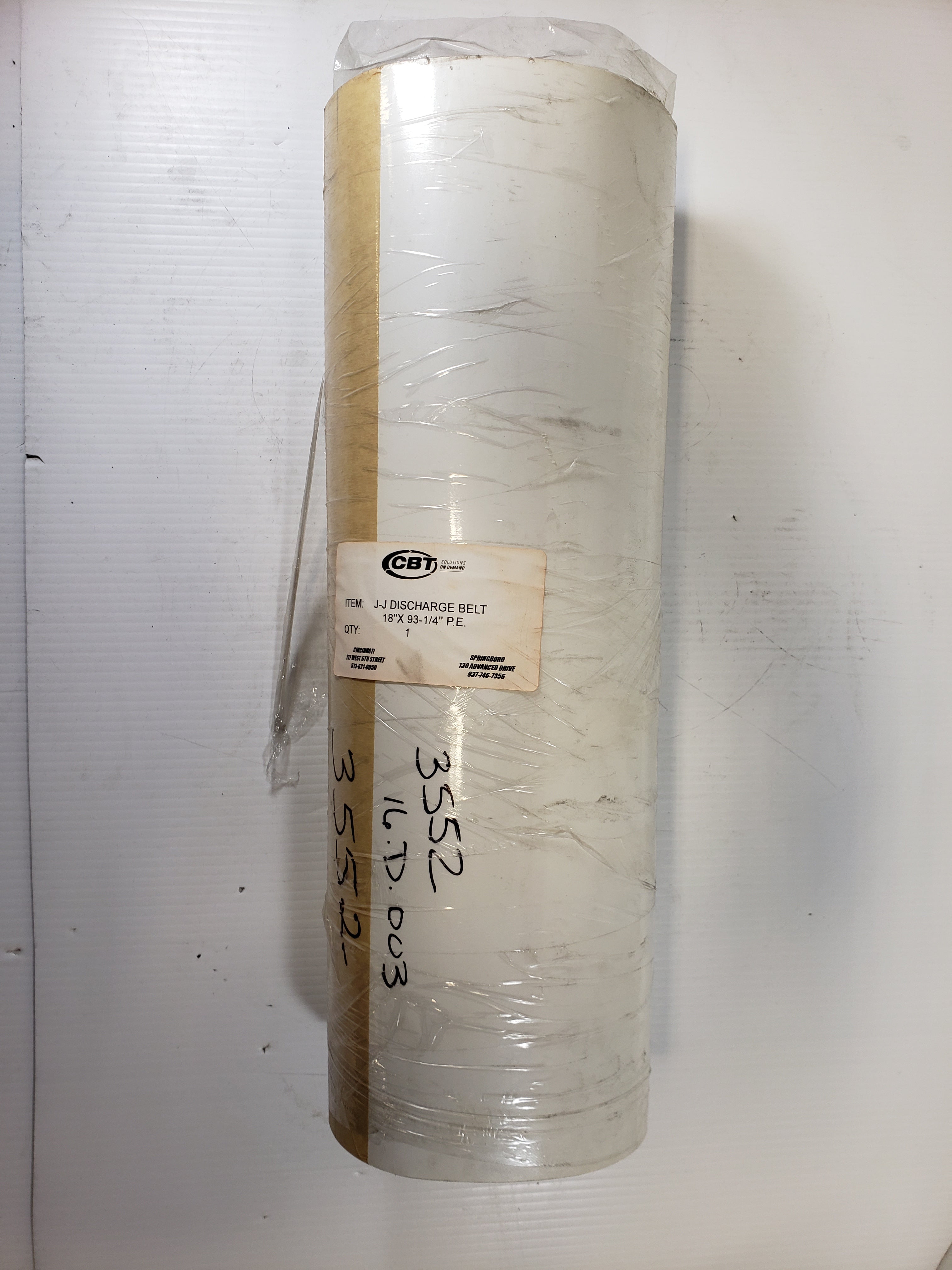 CBT Solutions On Demand J-J Discharge Belt 18" x 93-1/4"