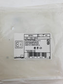 Leviton Ivory 2G Toggle/Duplex Wallplate Thermoplastic 80705-I (Lot of 6)