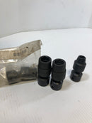 Proto Swivel Socket Set of Four Three J7479P 3/4" and One 7475P 1/2"