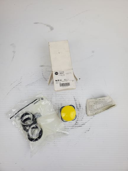 Allen Bradley 800T-D9 Series T Mushroom Head Yellow Push Button Type 4,13