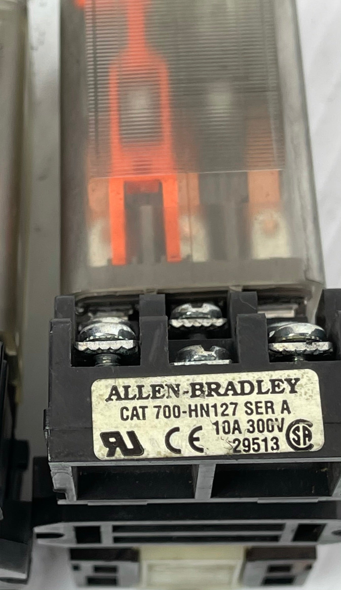 Allen-Bradley Relay 700-HB33Z24 Series B and Base 700-HN127 Series A