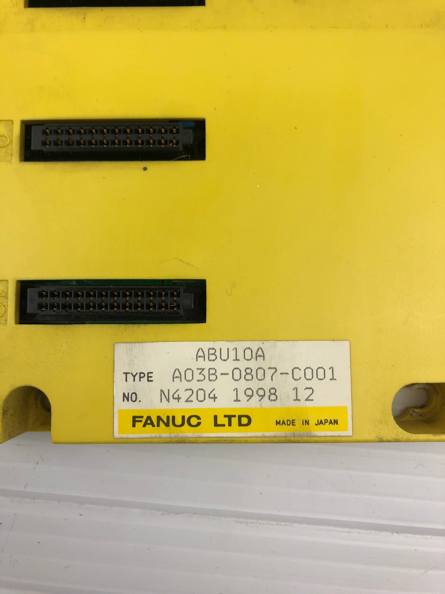 Fanuc A03B-0807-C001 10 Slot Module Base Plate