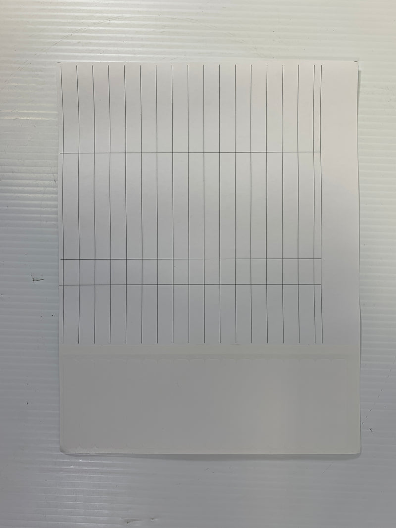 Box of 1500 Pick List Label Sheets 8 1/2" x 11" 206554