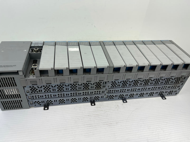 Allen-Bradley 13 Slot Rack 1746-A13 SLC Power Supply 1746-P2 with CPU