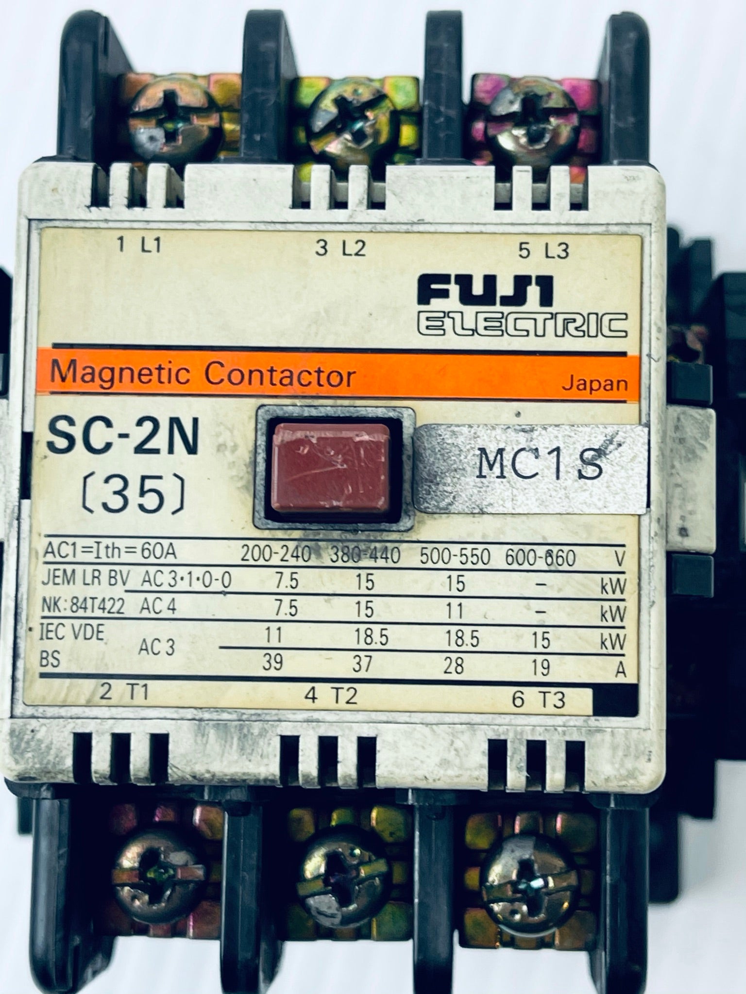 Fuji Electric SC-2N (35) 4NC1Q0# Magnetic Contactor