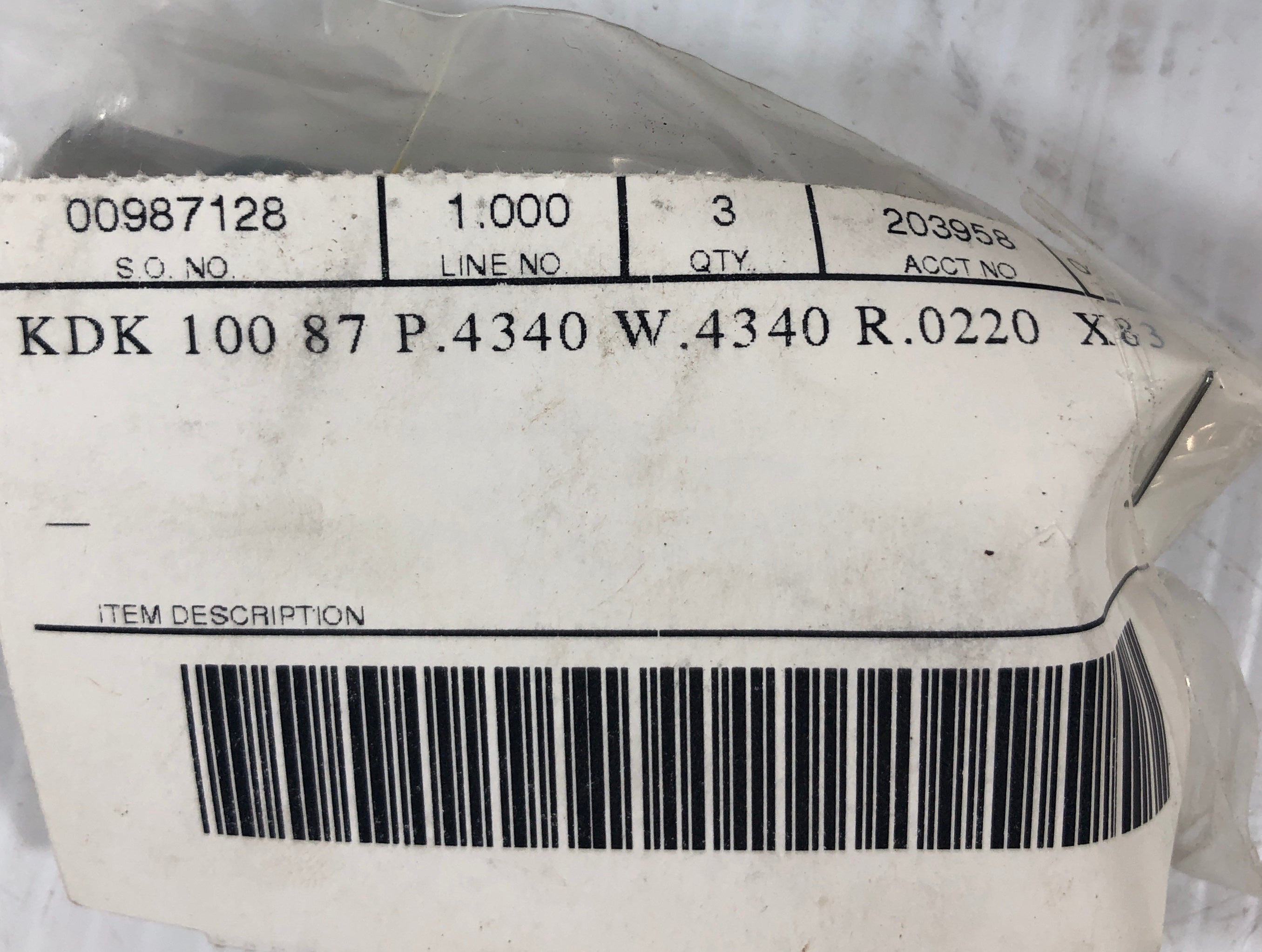 Dayton Versatile Kommercial Press Fit Ball Lock KDK100-87 Box of 3