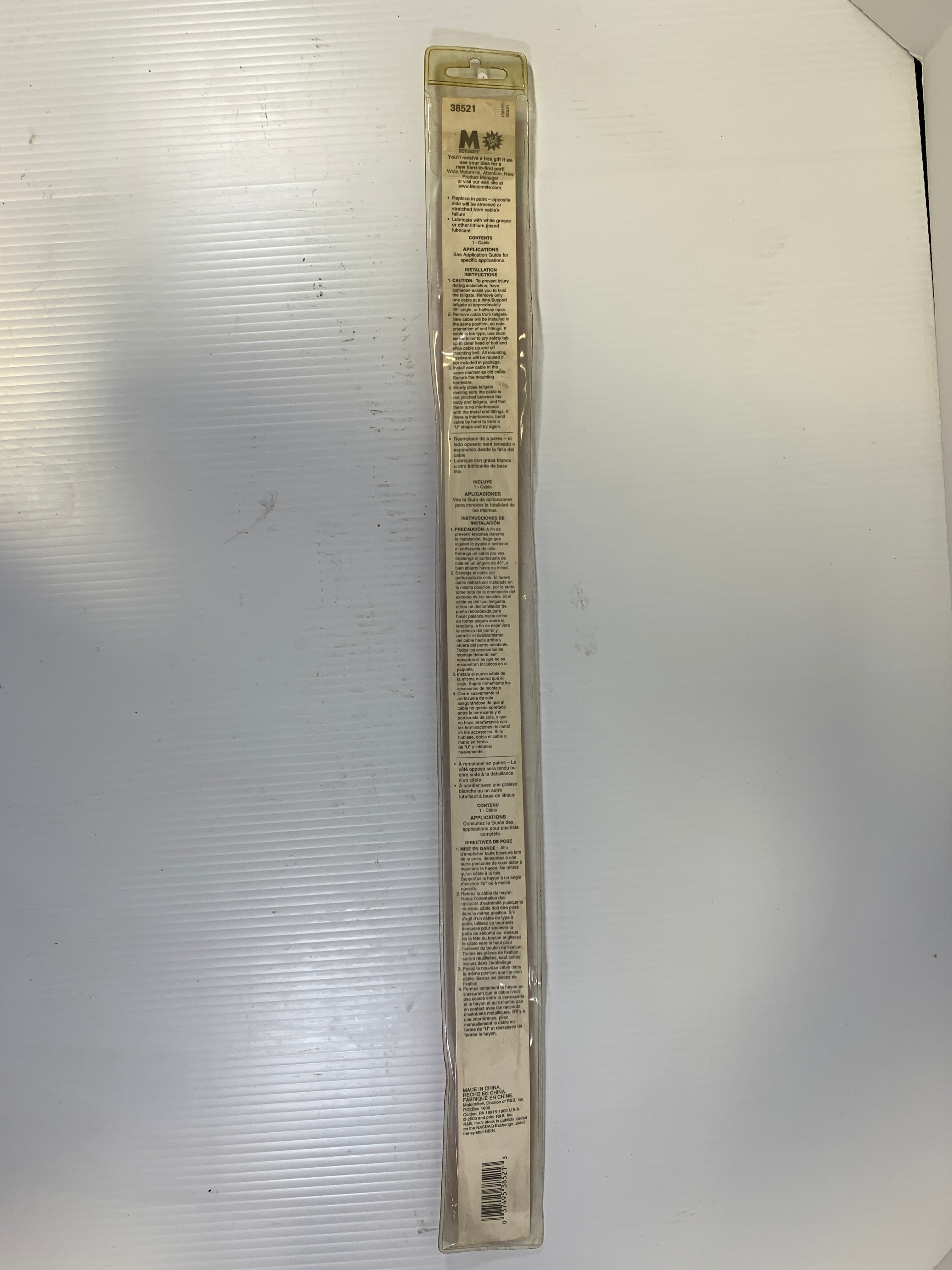 Help! Tailgate Cable 38521