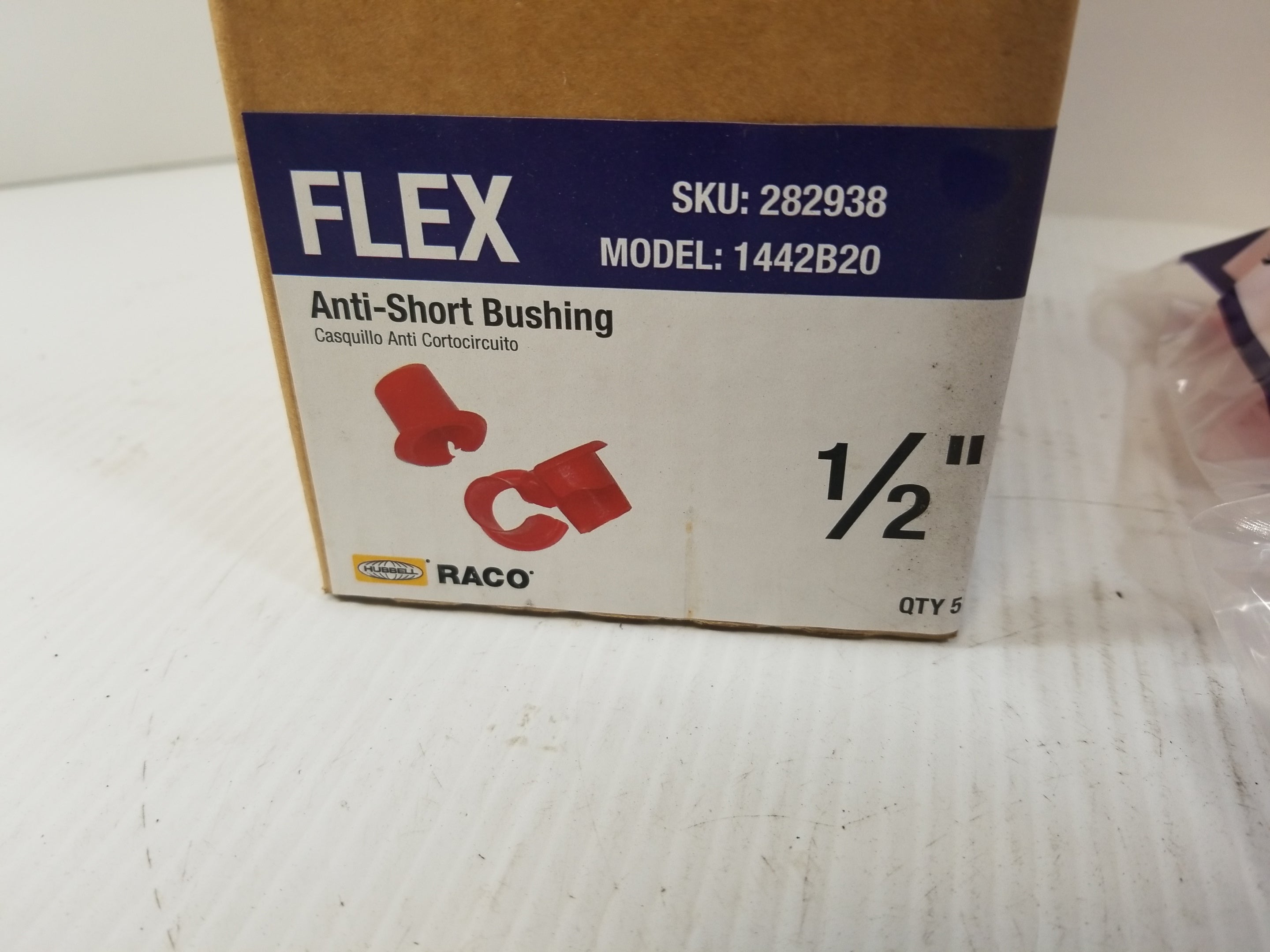Hubbell 1442B20 Anti-Short Bushing 1/2" (Lot of 100) 282938