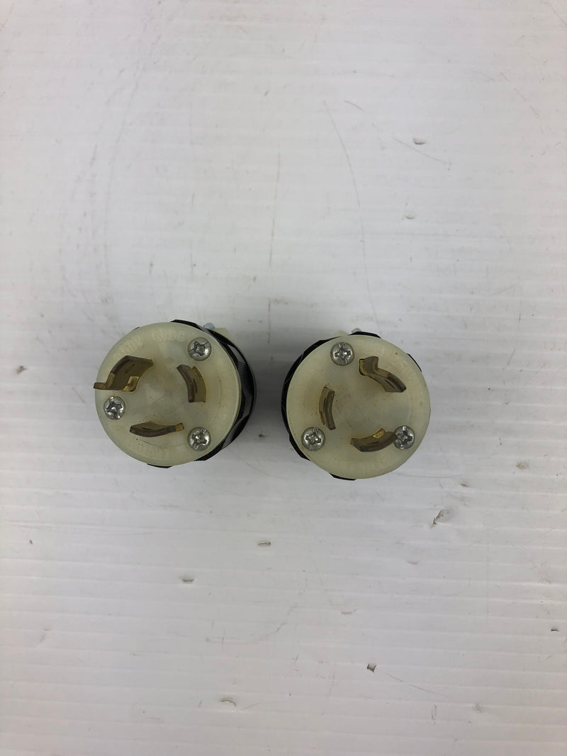 Hubbell 4570-C Twist Lock Male and Female L6-15P - 5 A 277 VAC Lot of 2