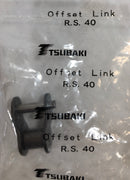 Tsubaki Offset Connecting Link R.S. 40 (Lot of 8)