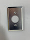 Lot of 10 Stainless Single Dimmer Receptacle Outlet Cover