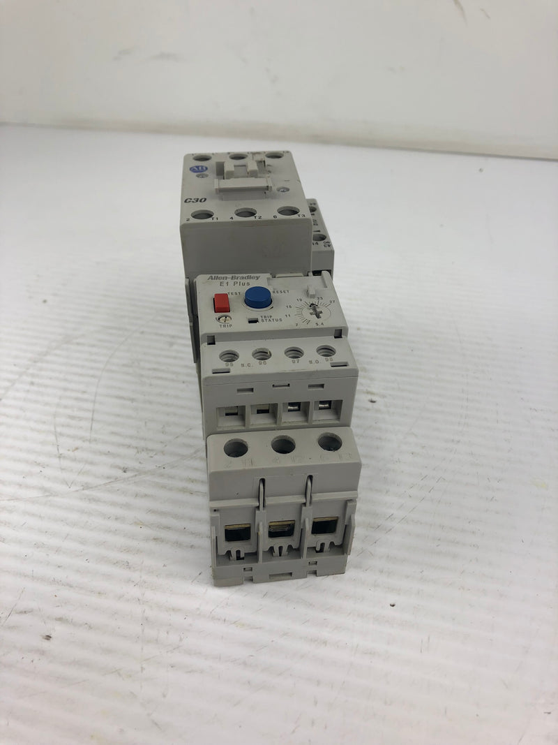 Allen-Bradley 100-C30*00 Series C Contactor and Overlaod Relay 193-ED1EB Ser. C