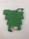 Phoenix Contact PLC-BSC-24UC/21 Relay Base with 2961105 Green and Yellow