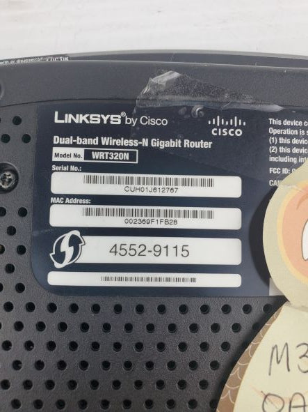 Linksys WRT320N 24 Mbps 4-Port Gigabit Wireless N Router