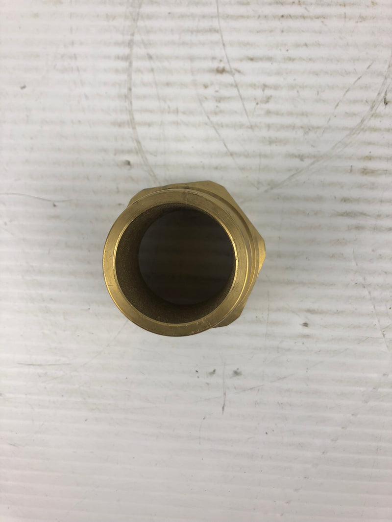 Dixon Quick Coupling V12F12-B-E 1-1/2" H-NIP NPTF Brass Series V