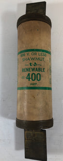 Shawmut Time Delay Renewable Fuse 400 Amp