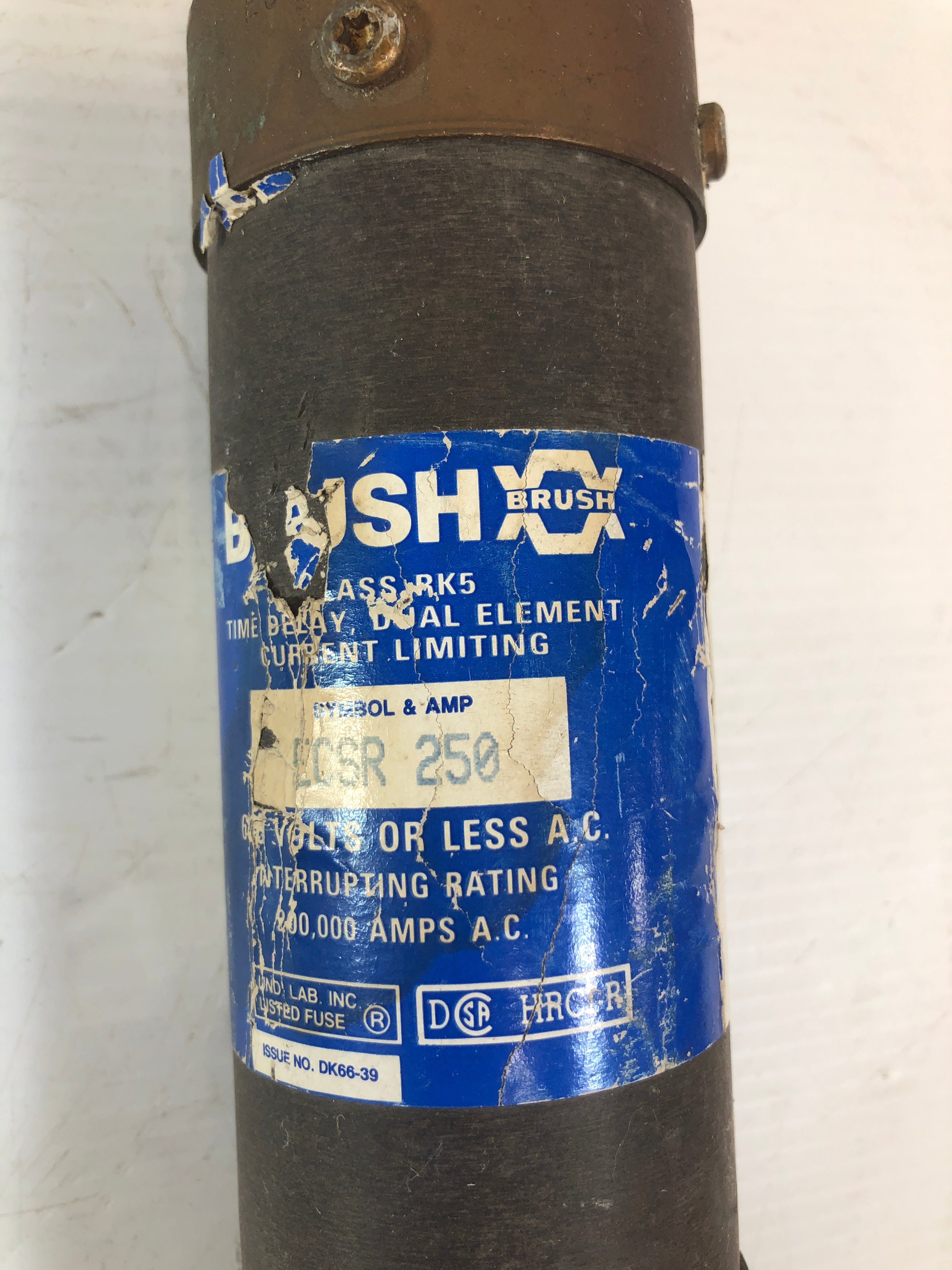 Brush Fuse ECSR 250 Time Delay Dual Element