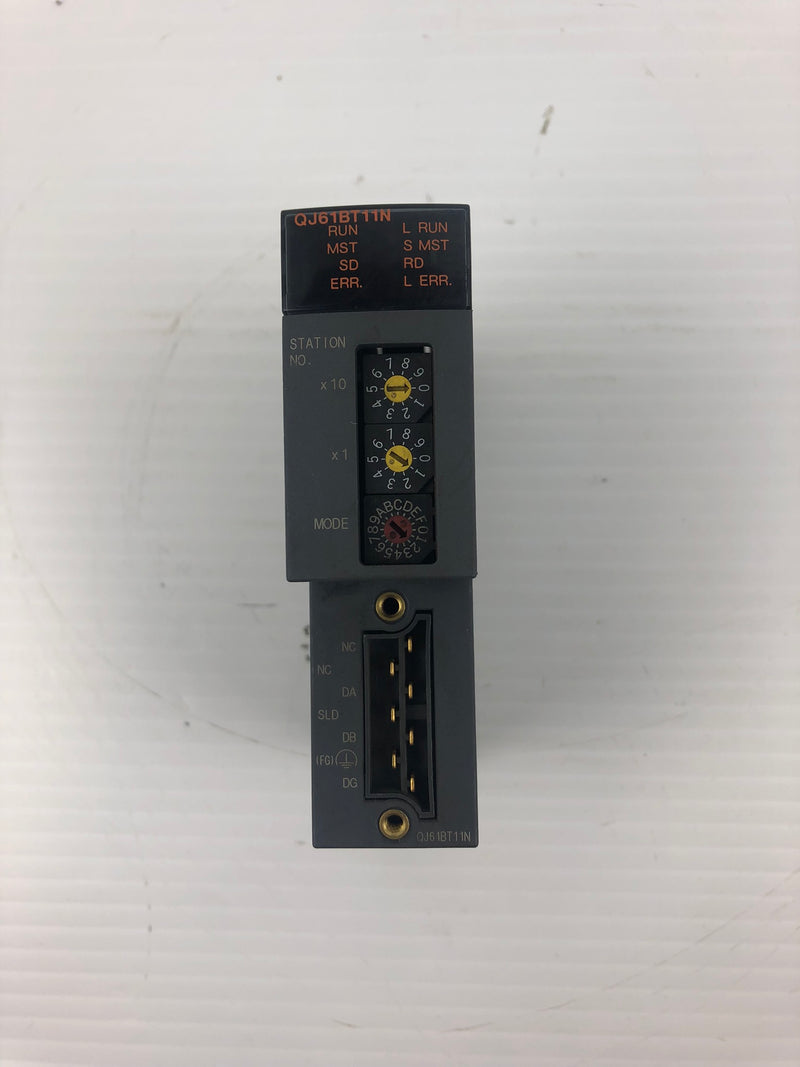 Mitsubishi QJ61BT11N CC-Link Master Unit without Terminal Block