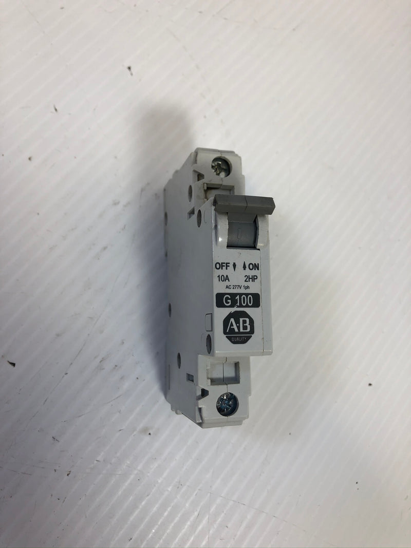 Allen-Bradley 1492-CB1 Series C G100 Circuit Breaker 1-Pole 10A 2HP