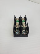 Bussman BC6032SQ Fuse Holder with Fuses - Lot of 2