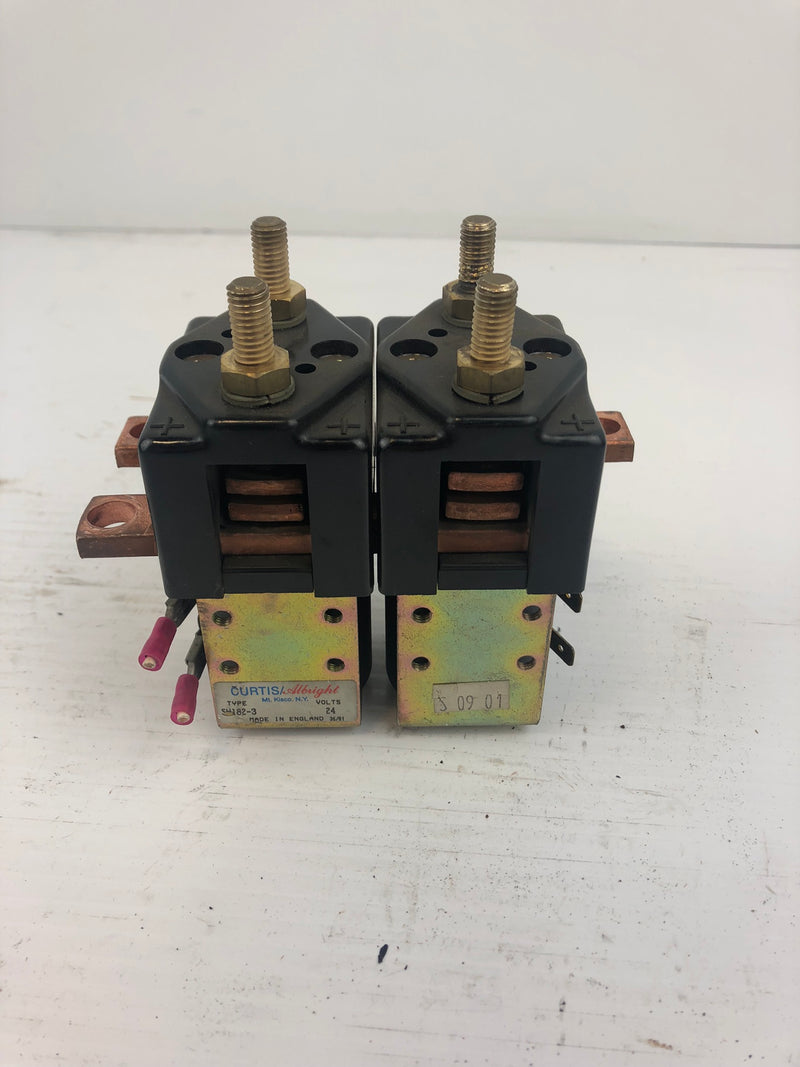 Curtis/Albright SW182-3 Contactors 24 Volts