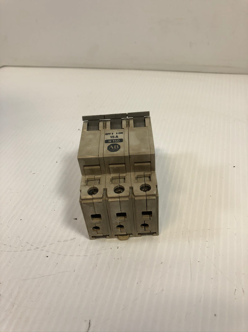 Allen-Bradley 1492-CB3 H150 Circuit Breaker Series B 15A