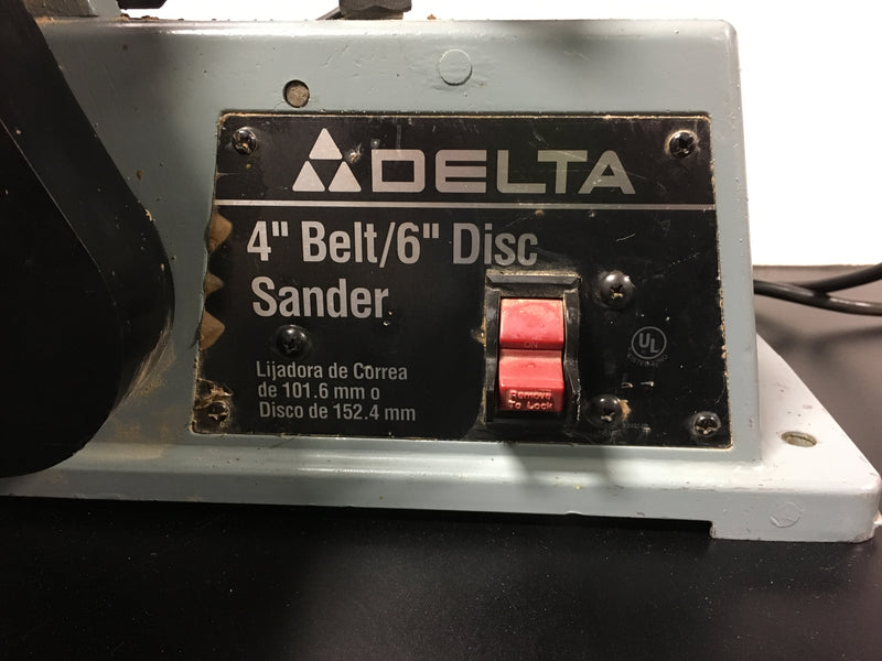 Delta Model 31-460 4" Belt/6" Disc Sander