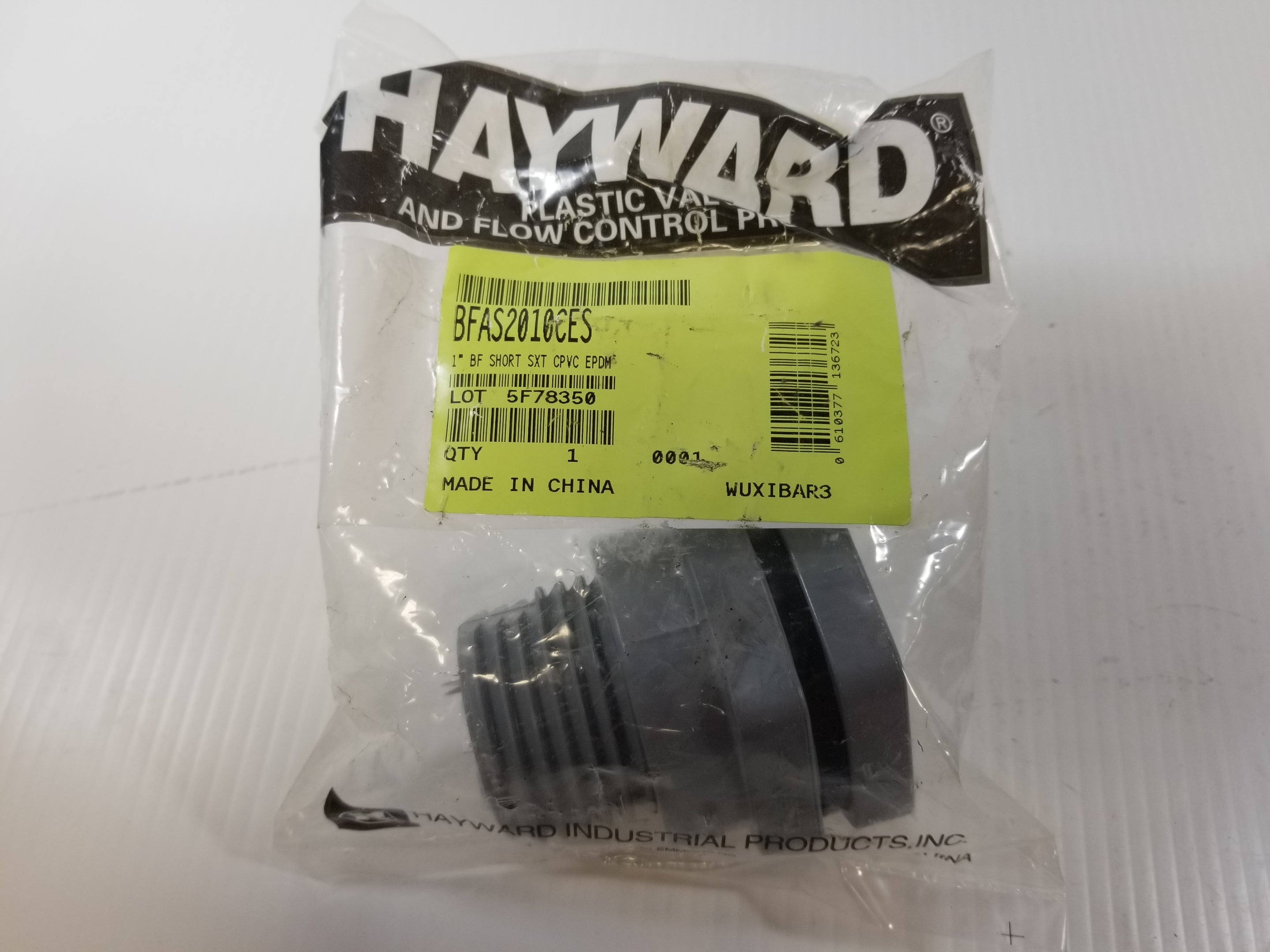 Hayward BFAS2010CES 1" Bulkhead Fitting CVPC