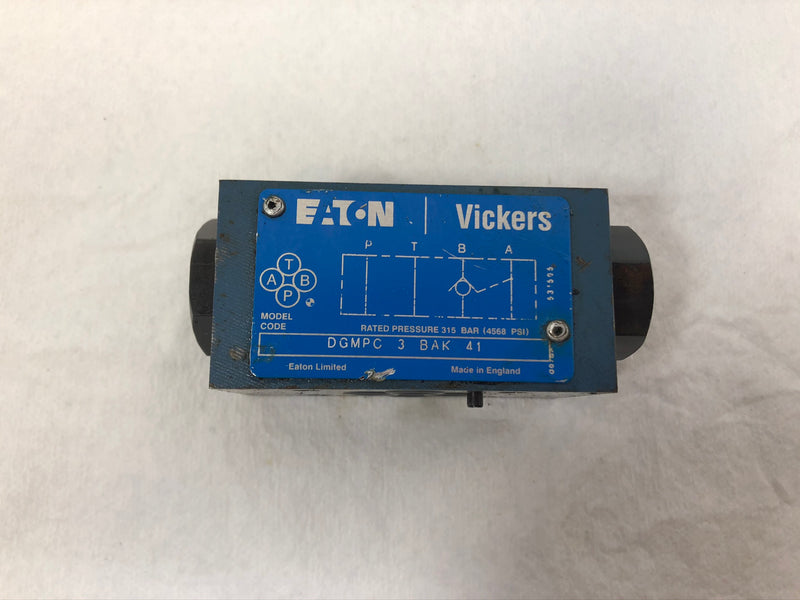 Vickers Check Valve DGMPC-3-BAK-41