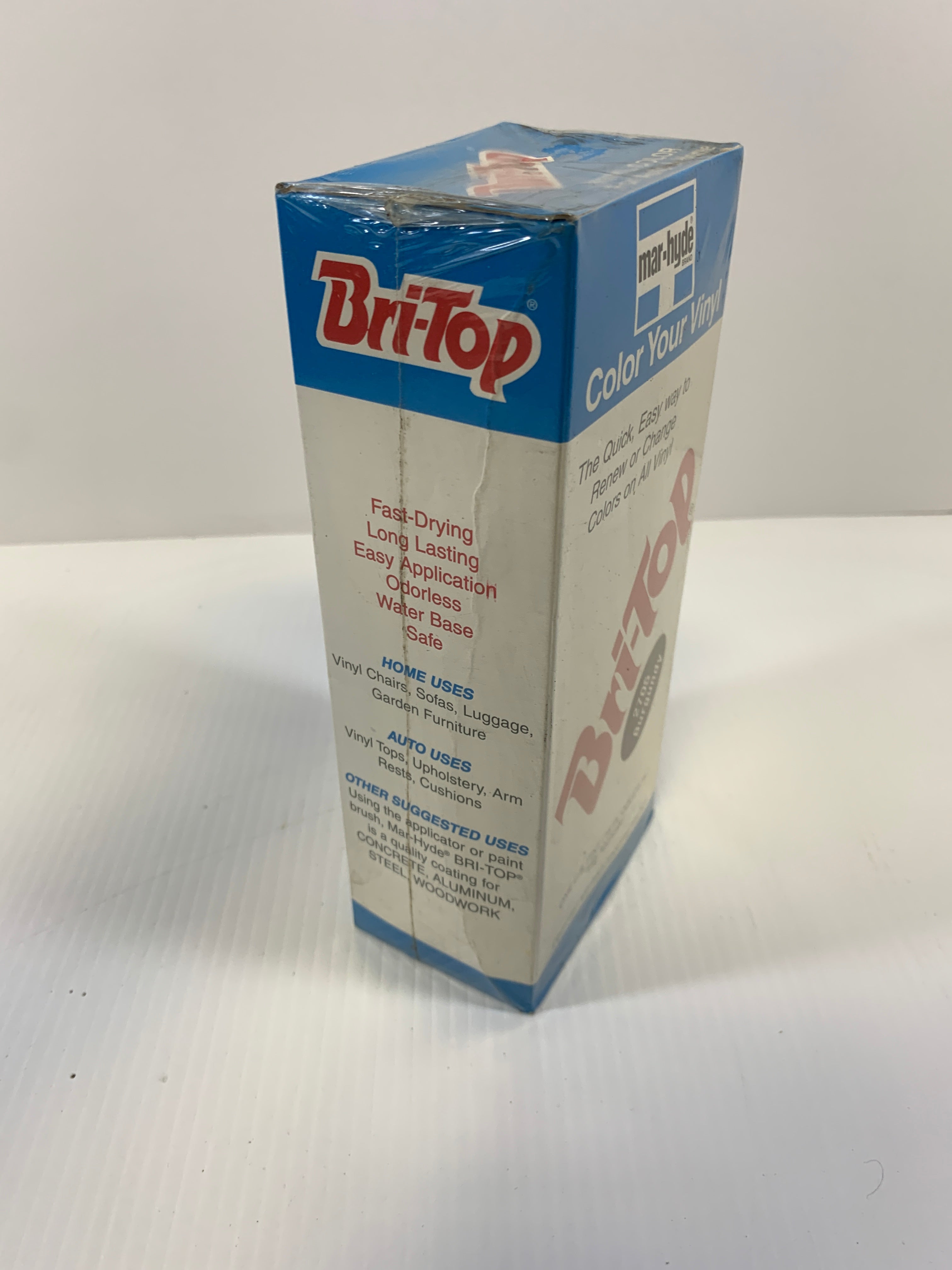 Mar-Hyde Bri-Top Vinyl Color 2705 Burgundy Collectible Vintage Box