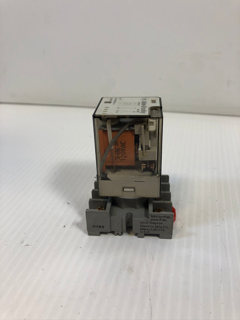 Allen-Bradley 700-HA32A1-4 Series D Relay with Dayton 5X852-M 120VAC