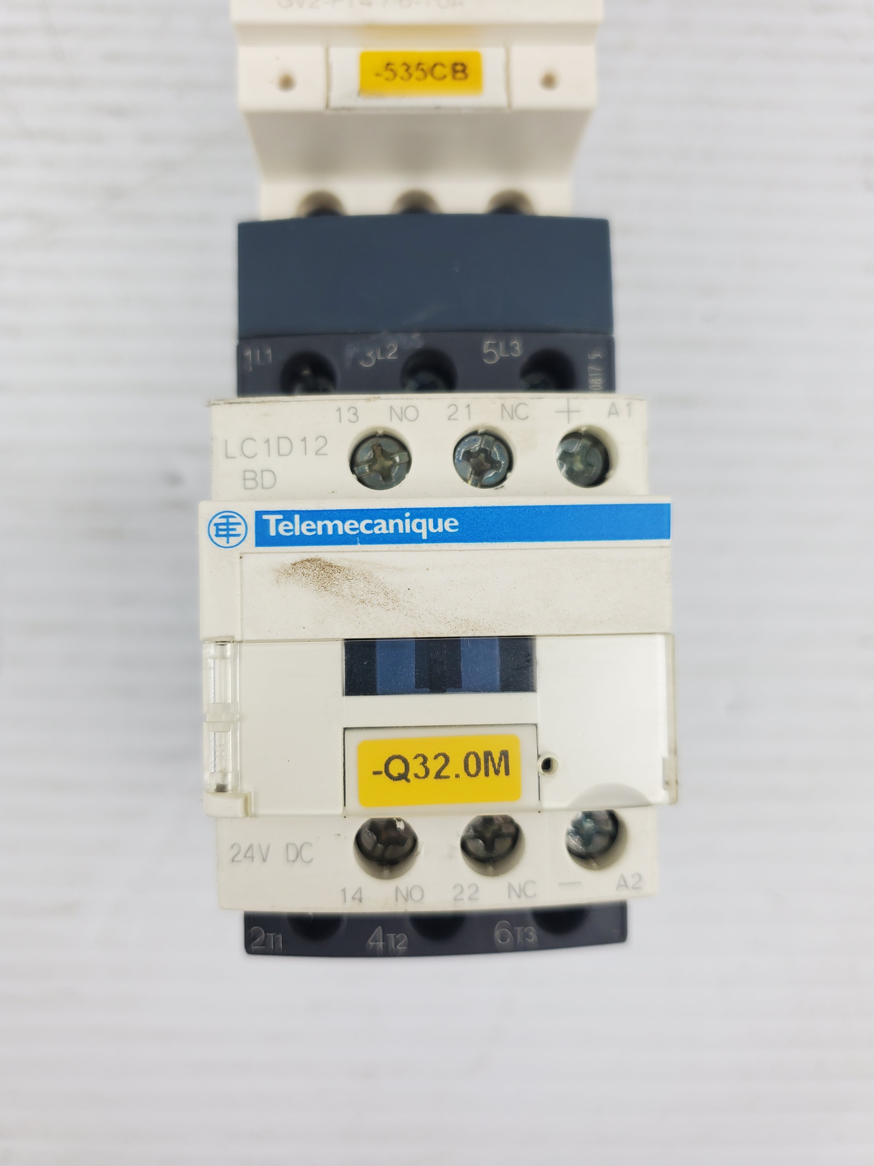 Telemecanique GV2-P14/6-10A Motor Circuit Breaker with LC1D12 Contactor