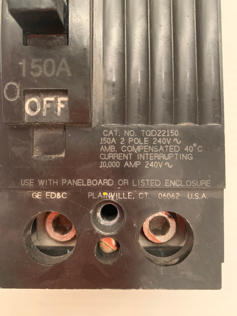 GE TQD22150 Circuit Breaker 2-Pole 150A