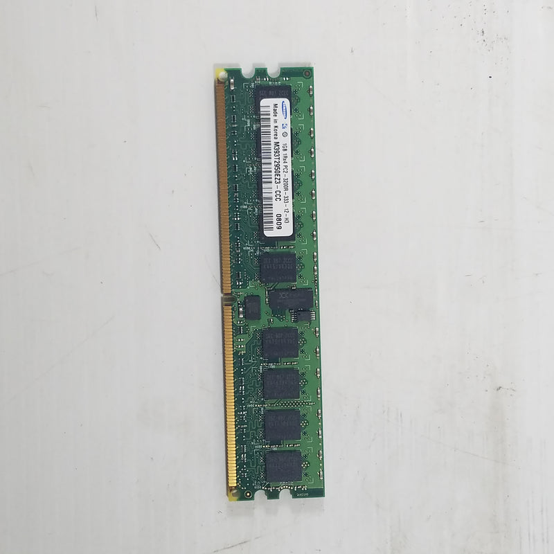 Samsung 1GB 1Rx4 PC2-3200-333-12-H3 M393T2950EZ3-CCC (Lot of 2)