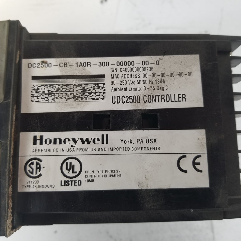 Honeywell DC2500-CB-1A0R-300-00000-00-0 Temperature Controller