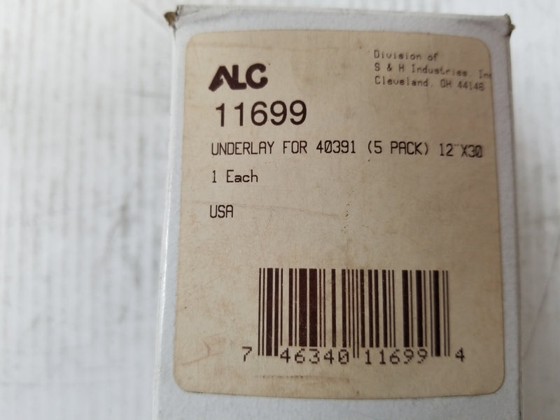 ALC 11699 Underlay for 40391 12x30" (Lot of 5)
