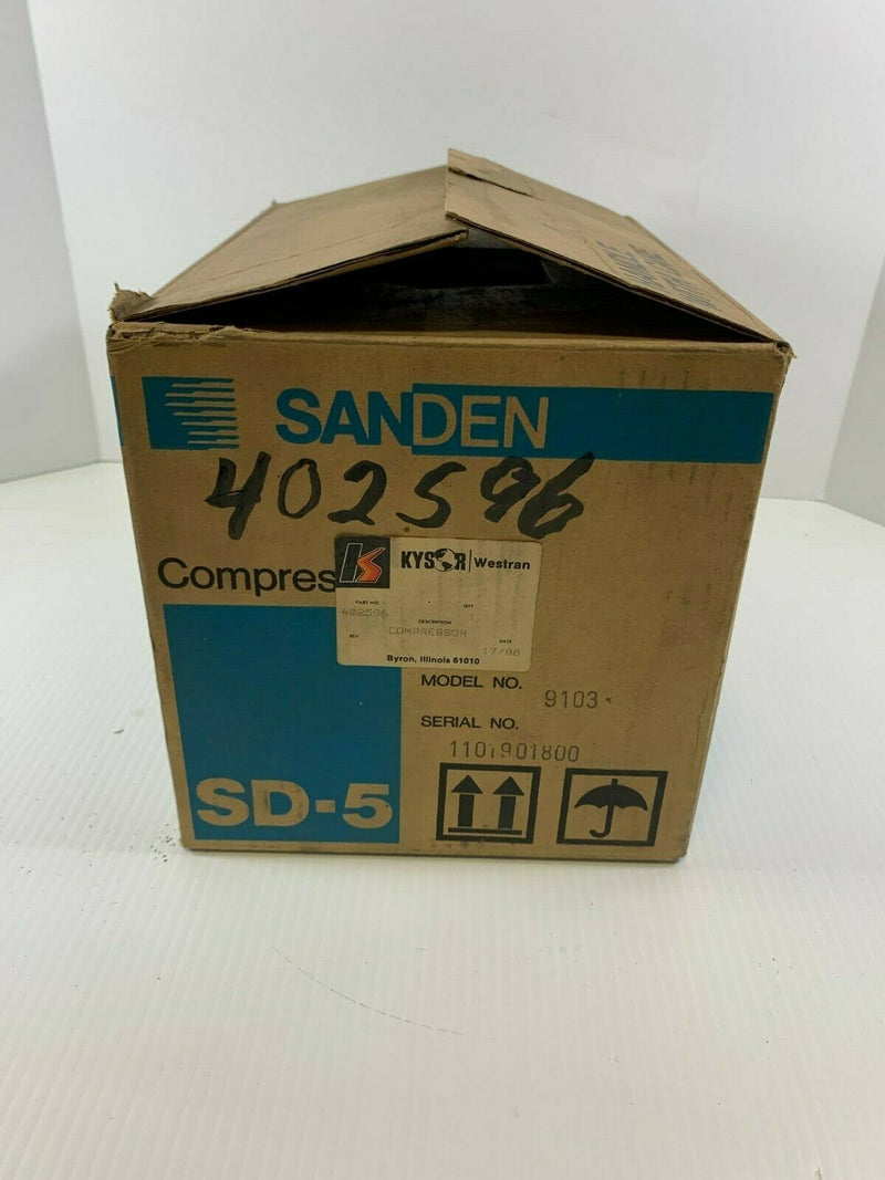 Sanden SD-510 Heavy Duty A/C Compressor 9103 Westran Kysor 402596