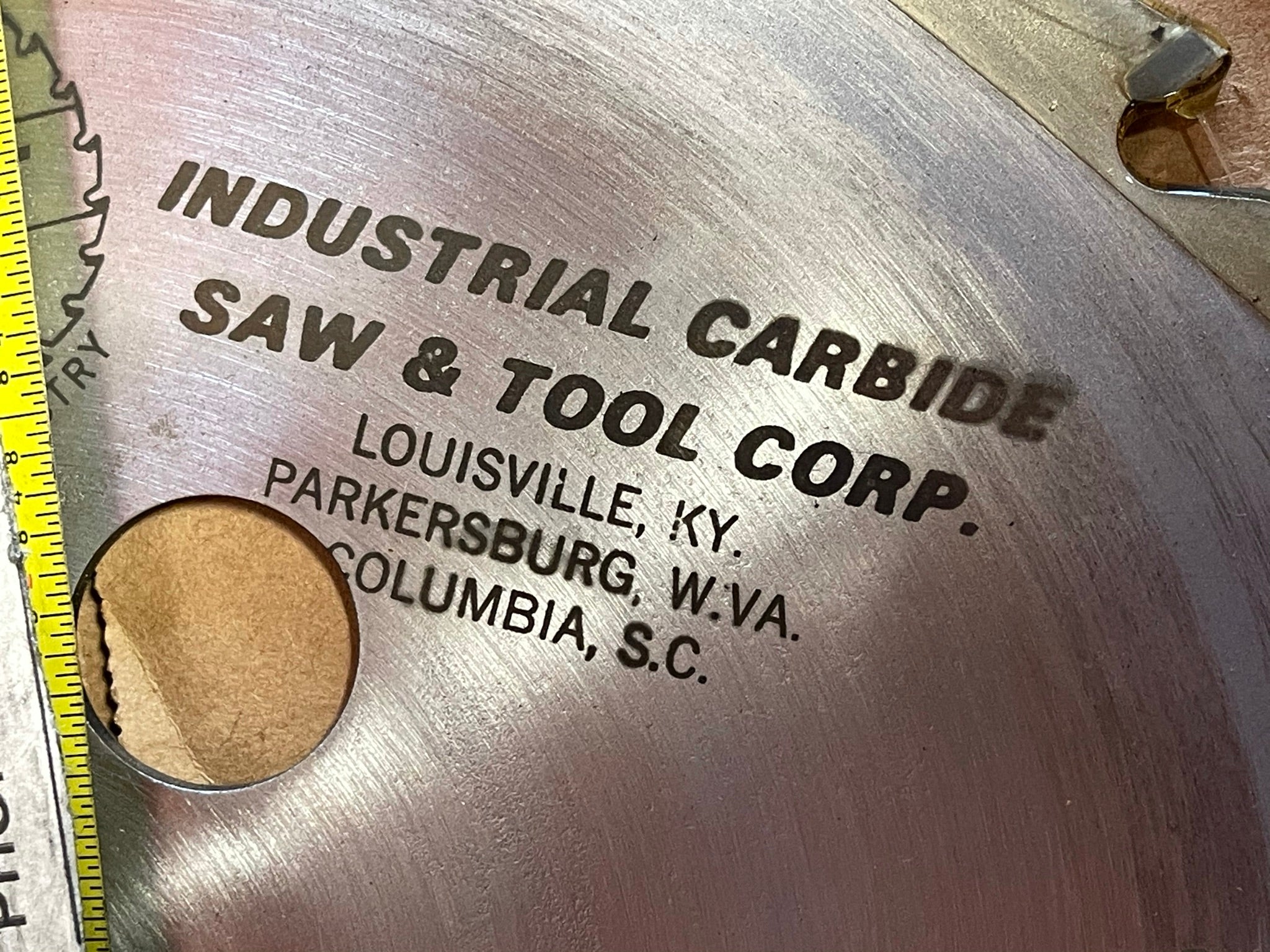 Industrial Carbide Saw & Tool Saw Rimrock Blade Old number 42017 10" FC102808