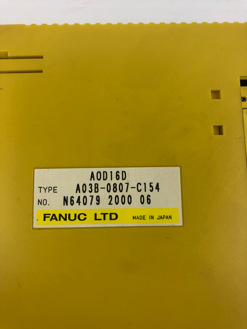 Fanuc A03B-0807-C154 Output Module A0D16D