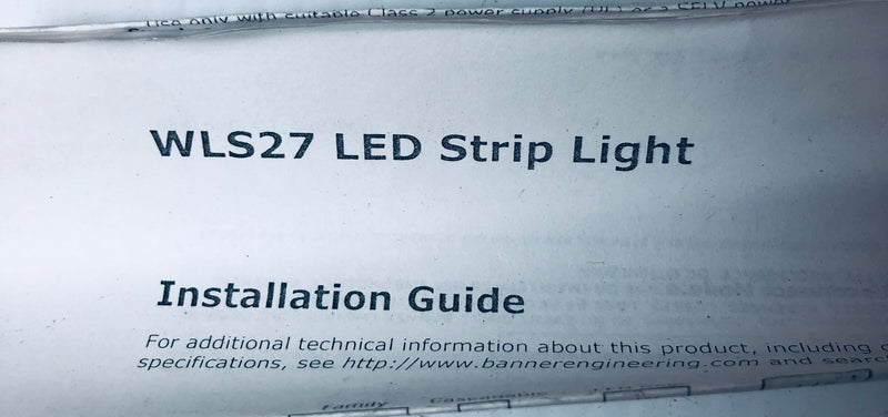 Banner LED Strip Light WLS27XW990DSQ 94280