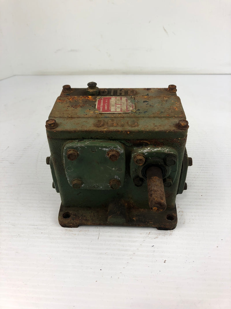 Ohio Gear D1 Gear Reducer Box Ratio to 1 25, Assembly B