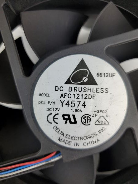 Delta Electronics AFC1212DE DC Brushless Cooling Fan Y4574