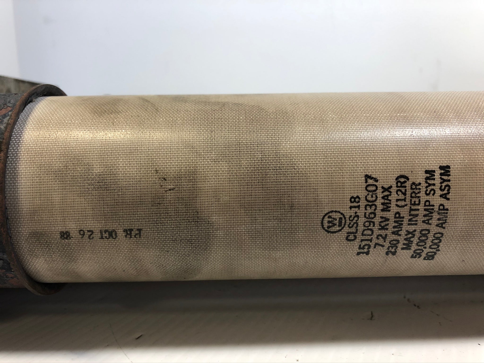 Westinghouse CLSS-18 151D963G07 Triple Barrel Fuse CLS-650-3 5979C91G02