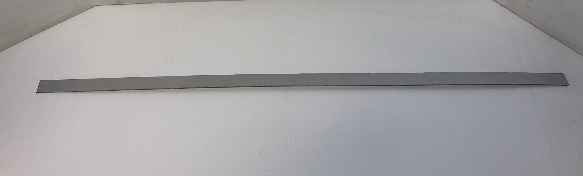 Steel Magnetic Strip Silver Adhesive Backing 24-1/8" x 5/8” x 1/16" - Lot of 34