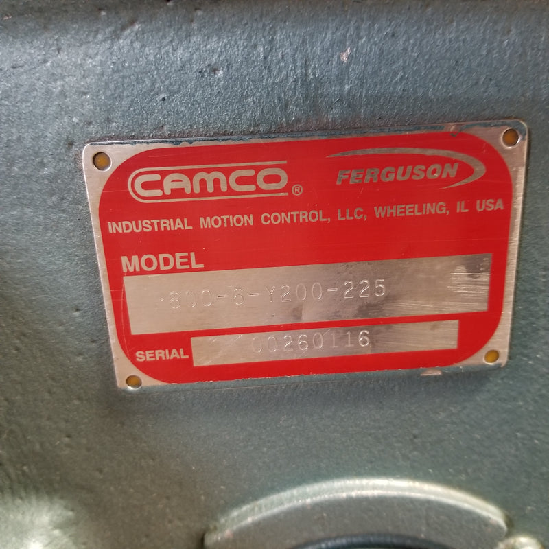 Camco P600-6-Y200-225 Gearbox Speed Reducer