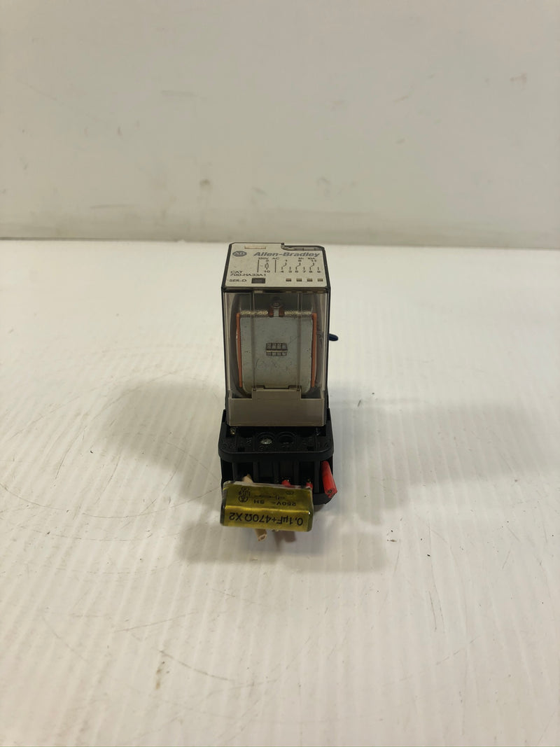 Allen-Bradley 700-HA33A1 Series D Relay with Base and Rifa PMR 202 MD RC-Unit