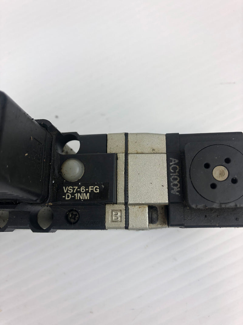 SMC VS7-6-FG-D-1NM Solenoid Valve AC100V