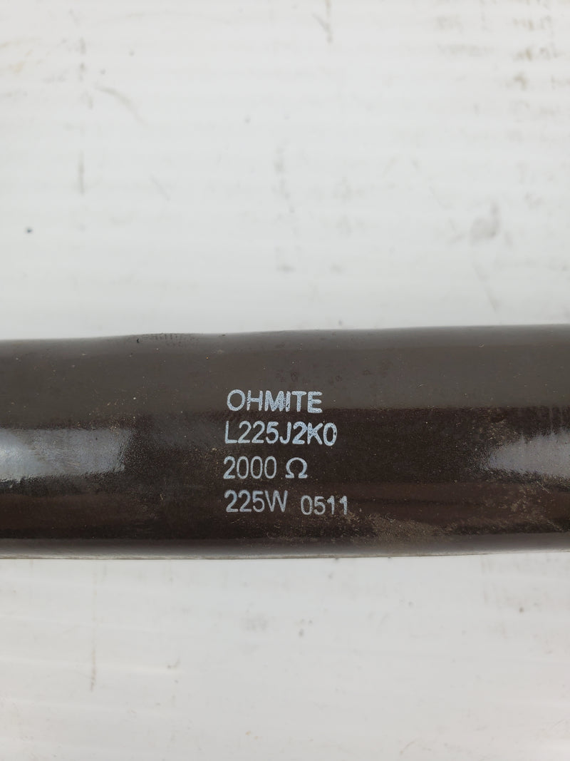 OHMITE L225J2K0 Lug Power Resistor 2000 225W 0511